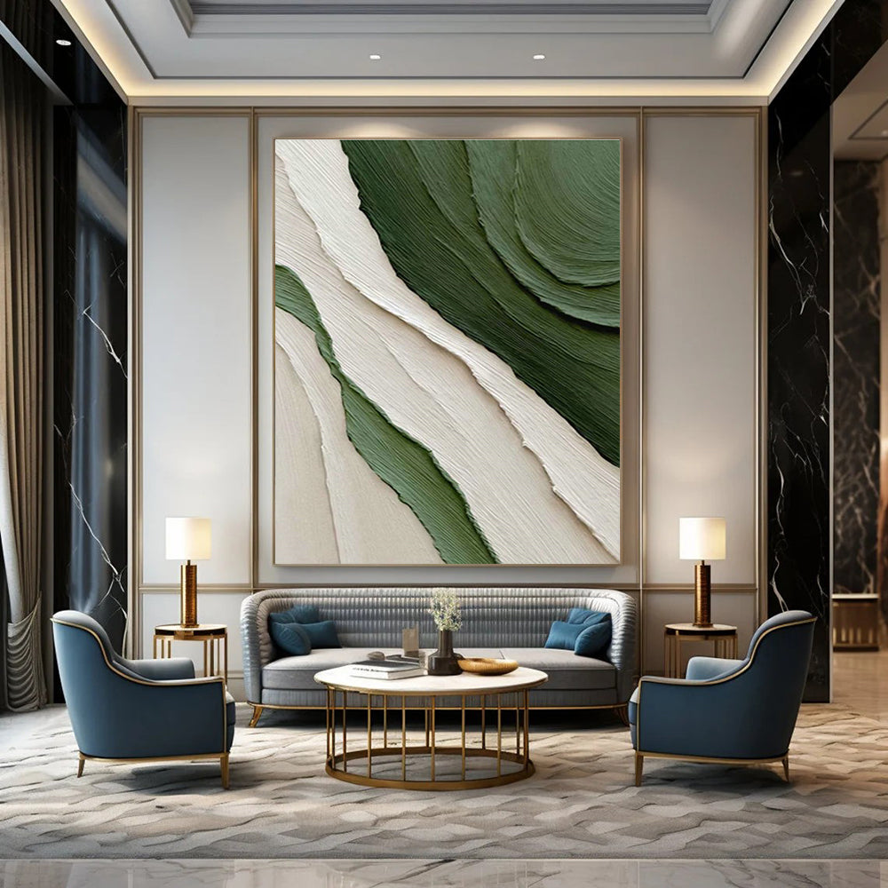 Gigantic Custom-Built Handmade Abstract Painting for Living Room & Office DLZ2181