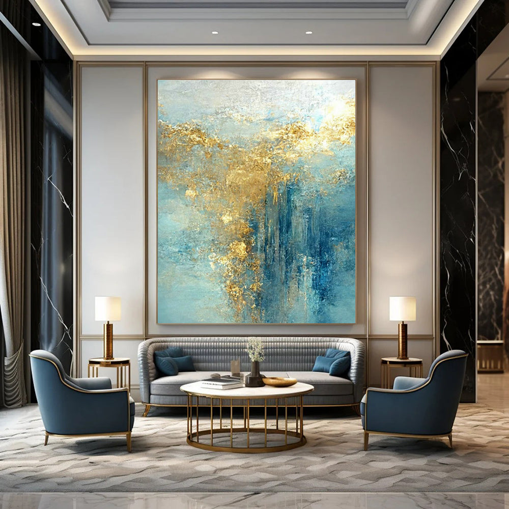 Large Customizable Handmade Abstract Wall Decor for Living Room Console Table Backdrop Wall and Bedroom Dresser Mirror Wall DLZ1907