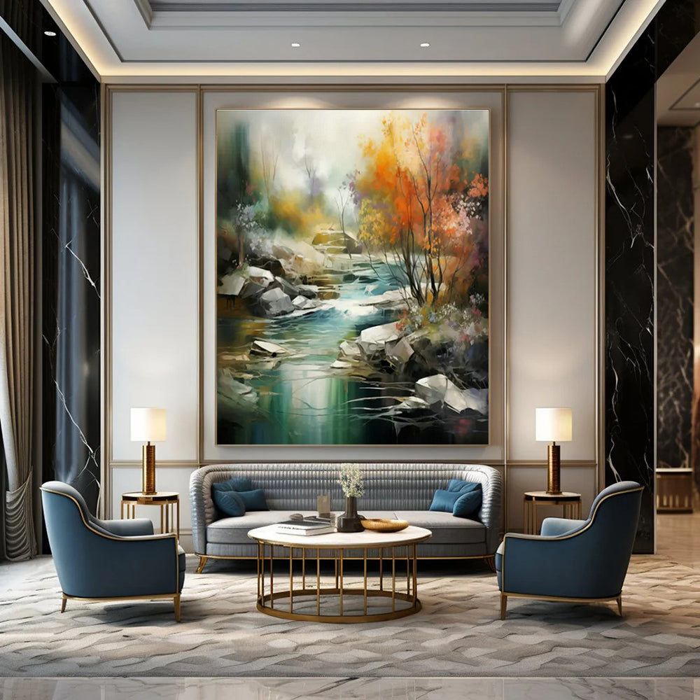 Hand-Crafted Abstract Wall Decor for Cottage Living Room Book Nook and Office Supply Organizer Wall DLZ1716