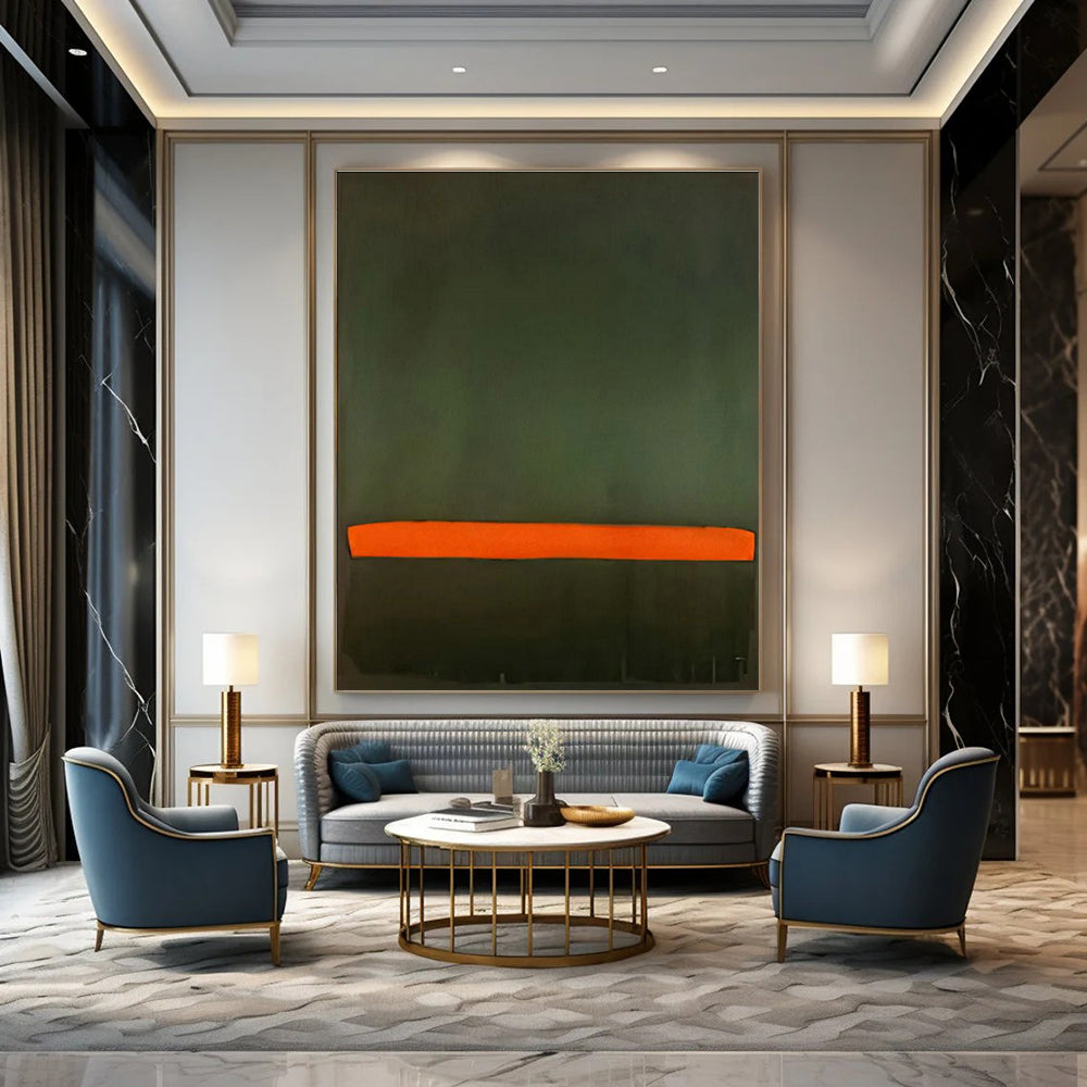 Handmade Abstract Art for Cottage Entryway & Bedroom DLZ2316