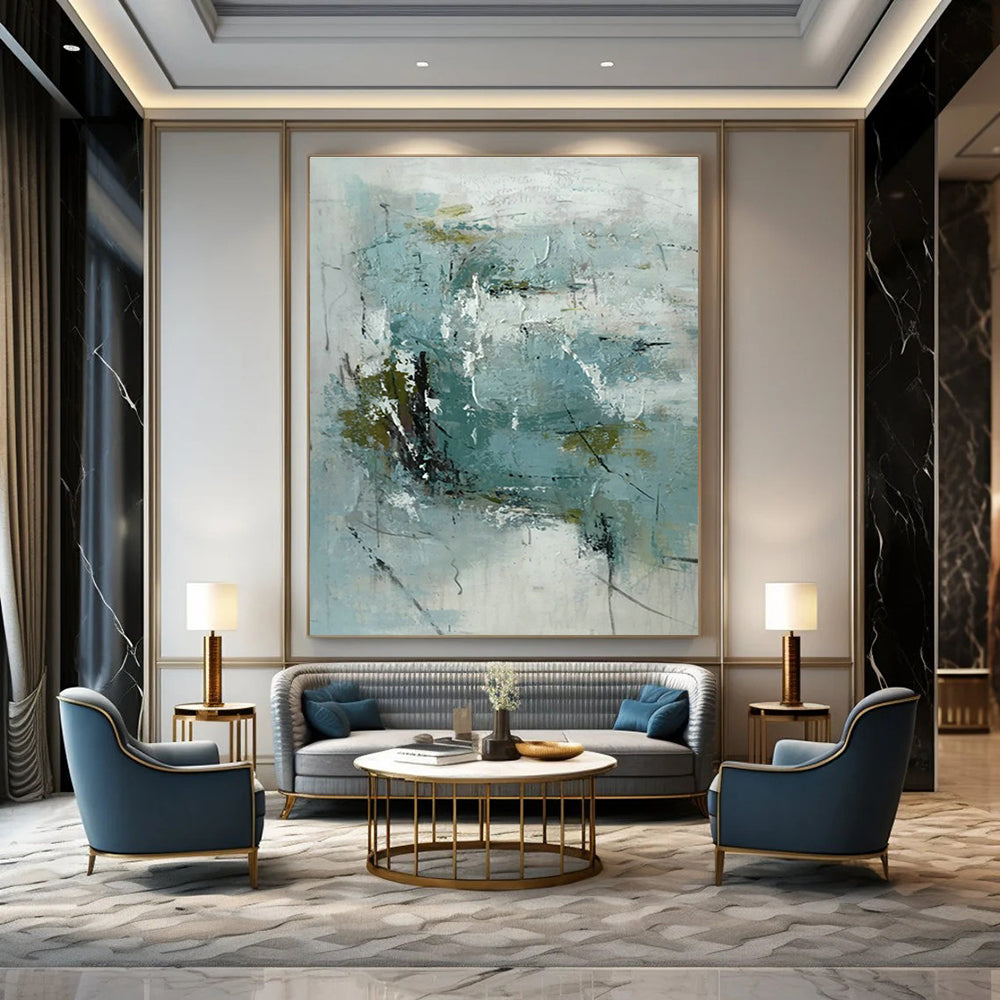 Hand - Painted Custom Abstract Paintings for Bedroom & Dining Room DLZ0558
