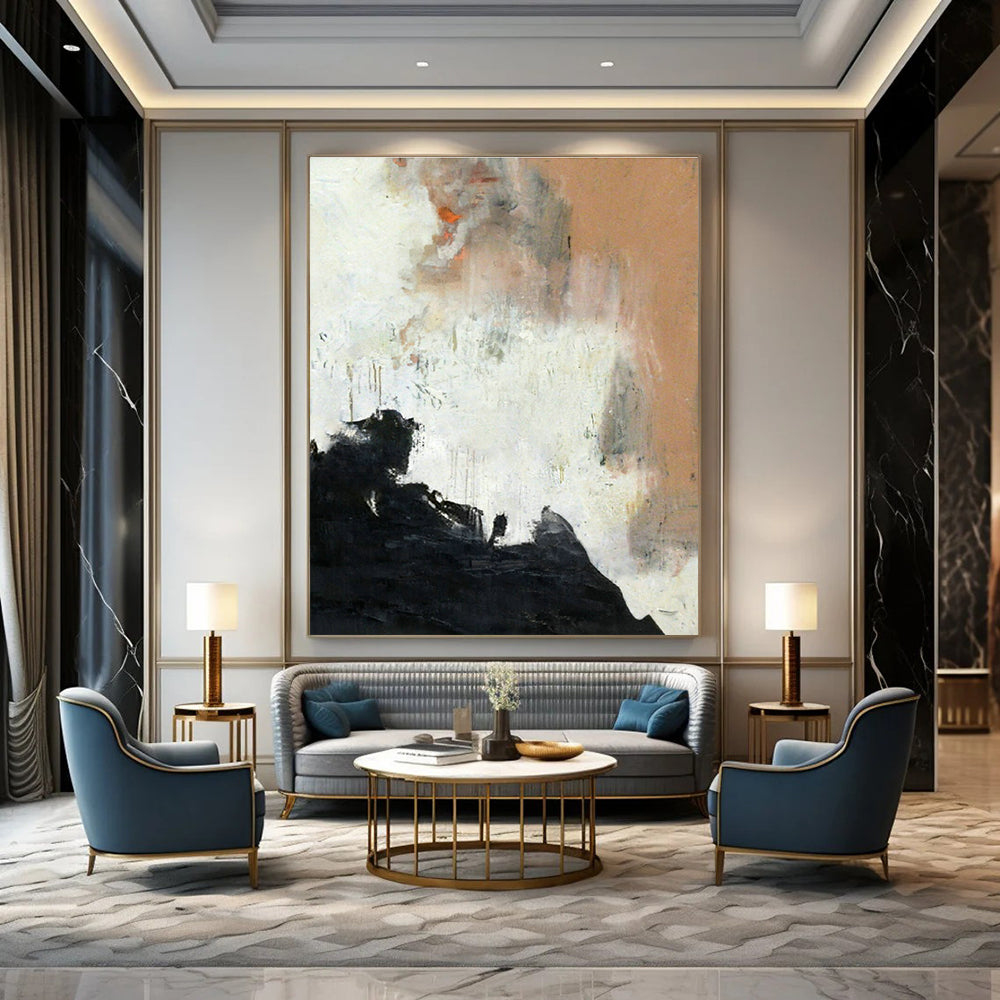Oversized, Custom - Fit Hand Painted Abstract Art for Bedroom & Hallway DLZ2061