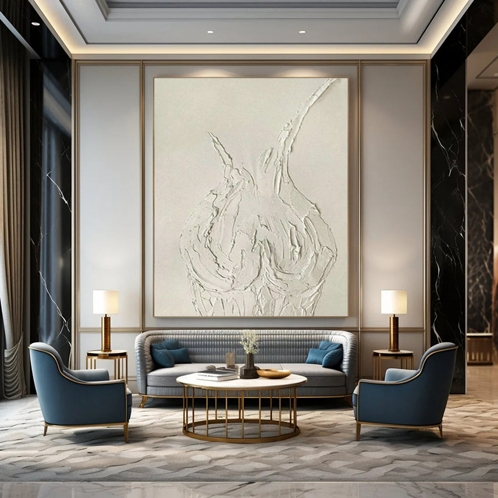 Custom Extra Large Abstract Painting for Hallway & Office DLZ0997