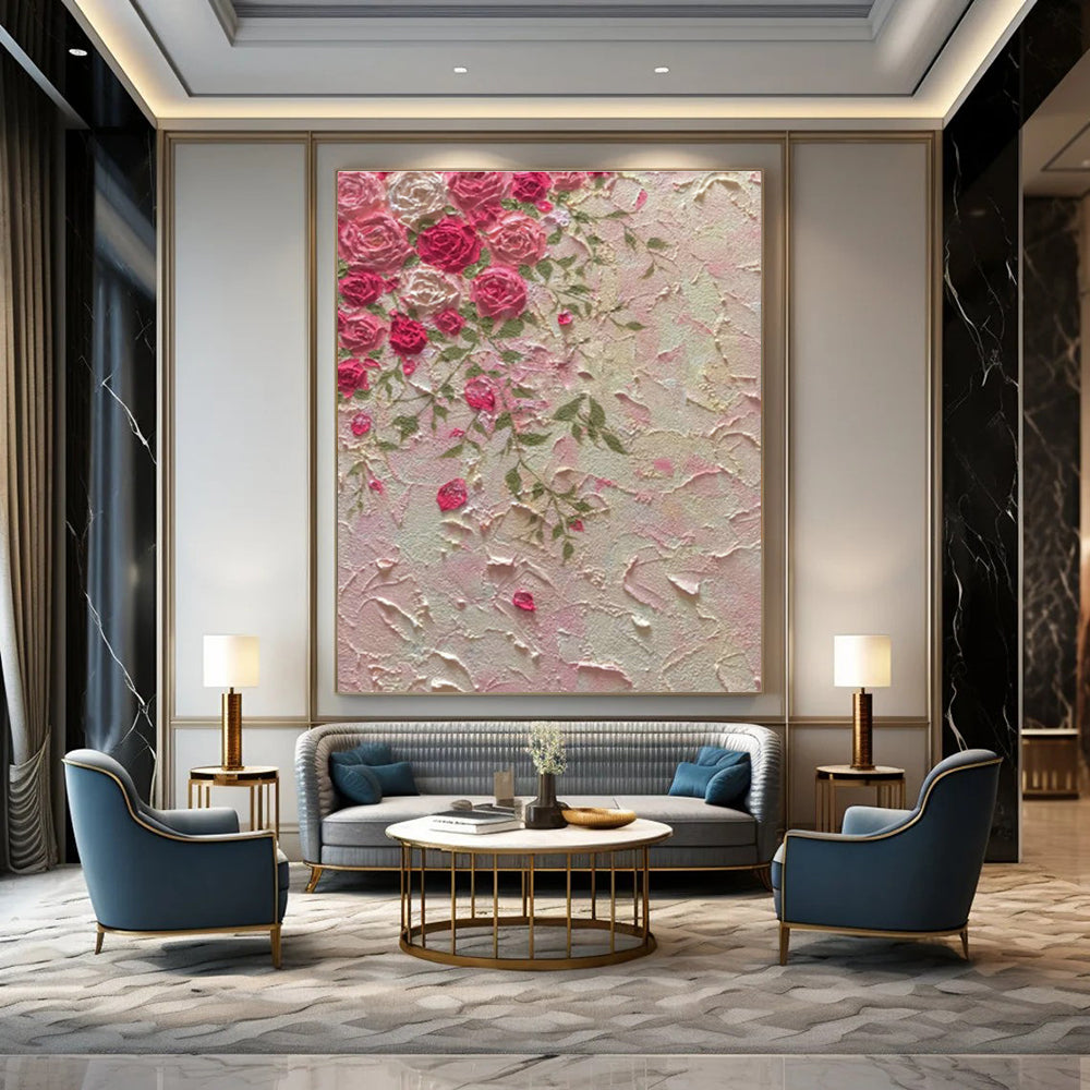 Custom - Designed Hand - Painted Abstract Art for Cottage Office Loft Areas & Bedroom Attic Storage Spaces DLZ0603