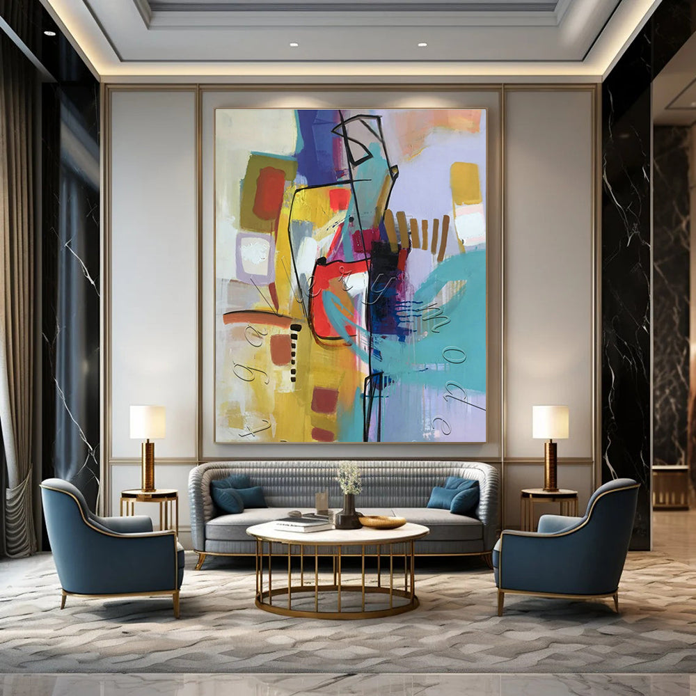 Hand-Crafted Abstract Wall Decor for Cottage Living Room Book Stacking Wall & Office Keyboard Drawer Wall DLZ1776