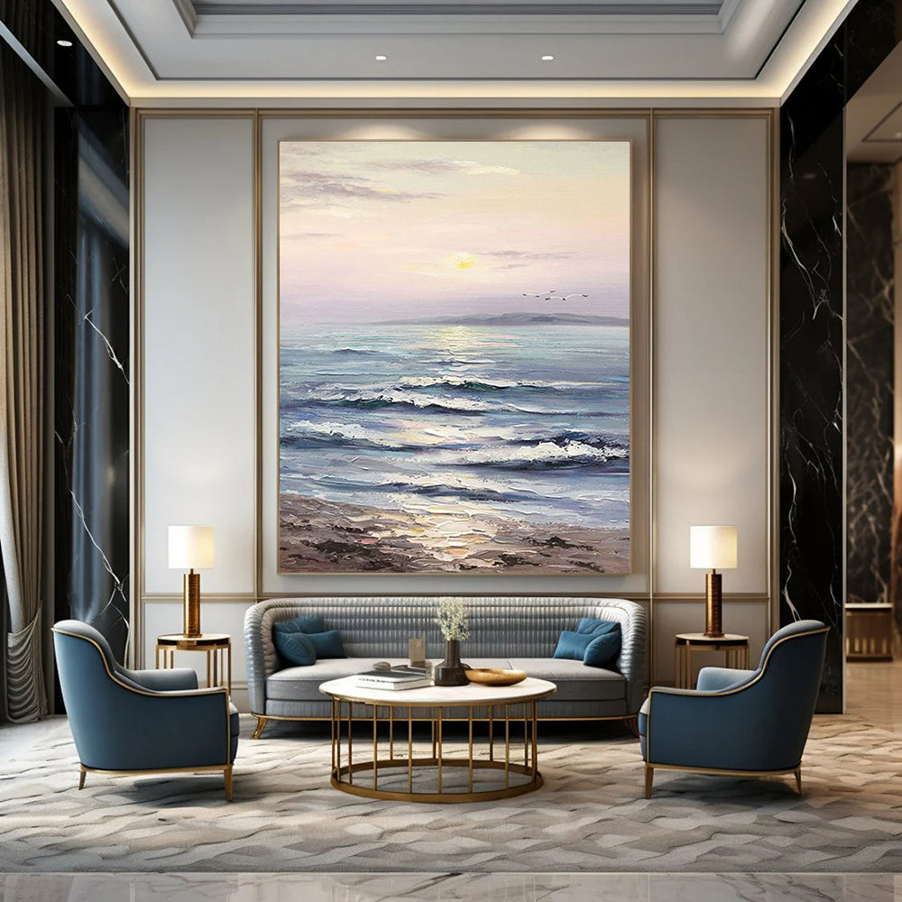 Handmade Abstract Wall Art for Hallway & Cottage Bedroom DLZ2296