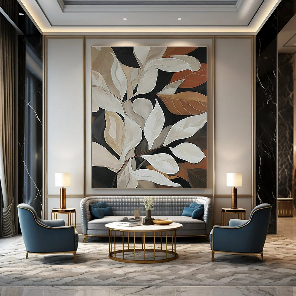 Oversized Custom Abstract Painting for Bedroom & Hallway DLZ1132