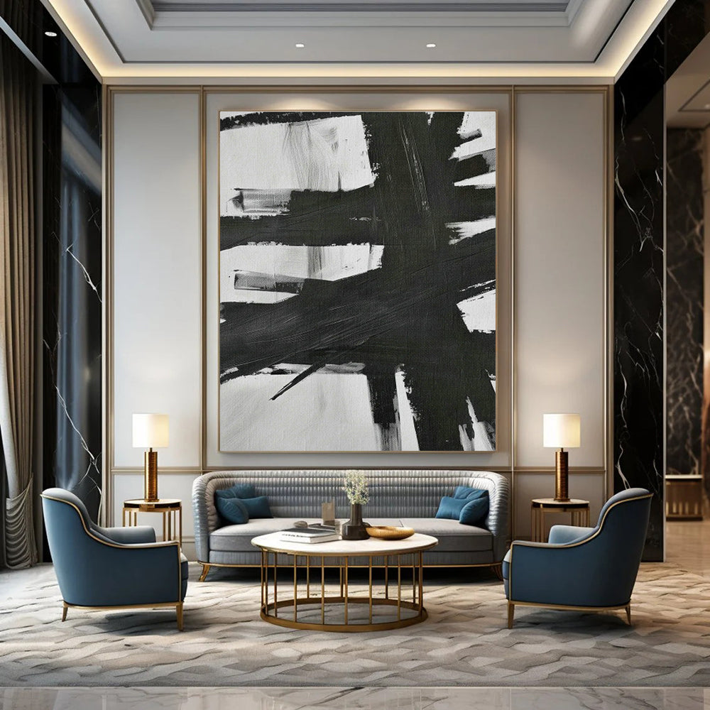 Gigantic Hand-Crafted Abstract Wall Art for Dining Room & Office DLZ1161