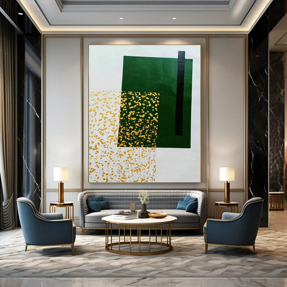 Custom Abstract Murals for Cottage Bedroom and Living Room DLZ0759