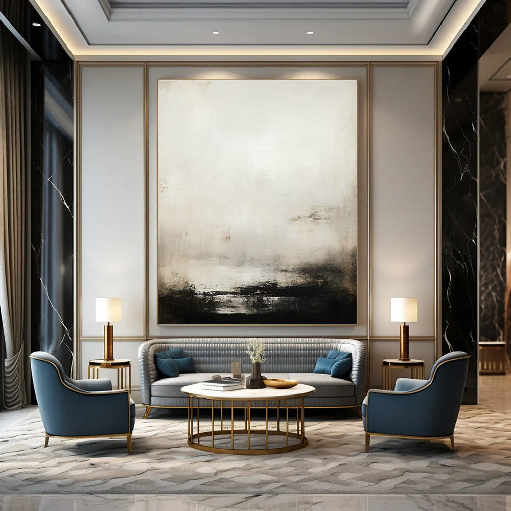 Tremendous Proportion Custom-Made Hand Painted Abstract Wall Decor for Bedroom & Living Room DLZ2198