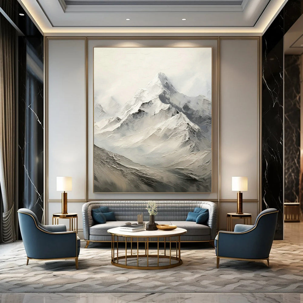 Immense Custom-Painted Abstract Art for Hallway & Living Room DLZ1263