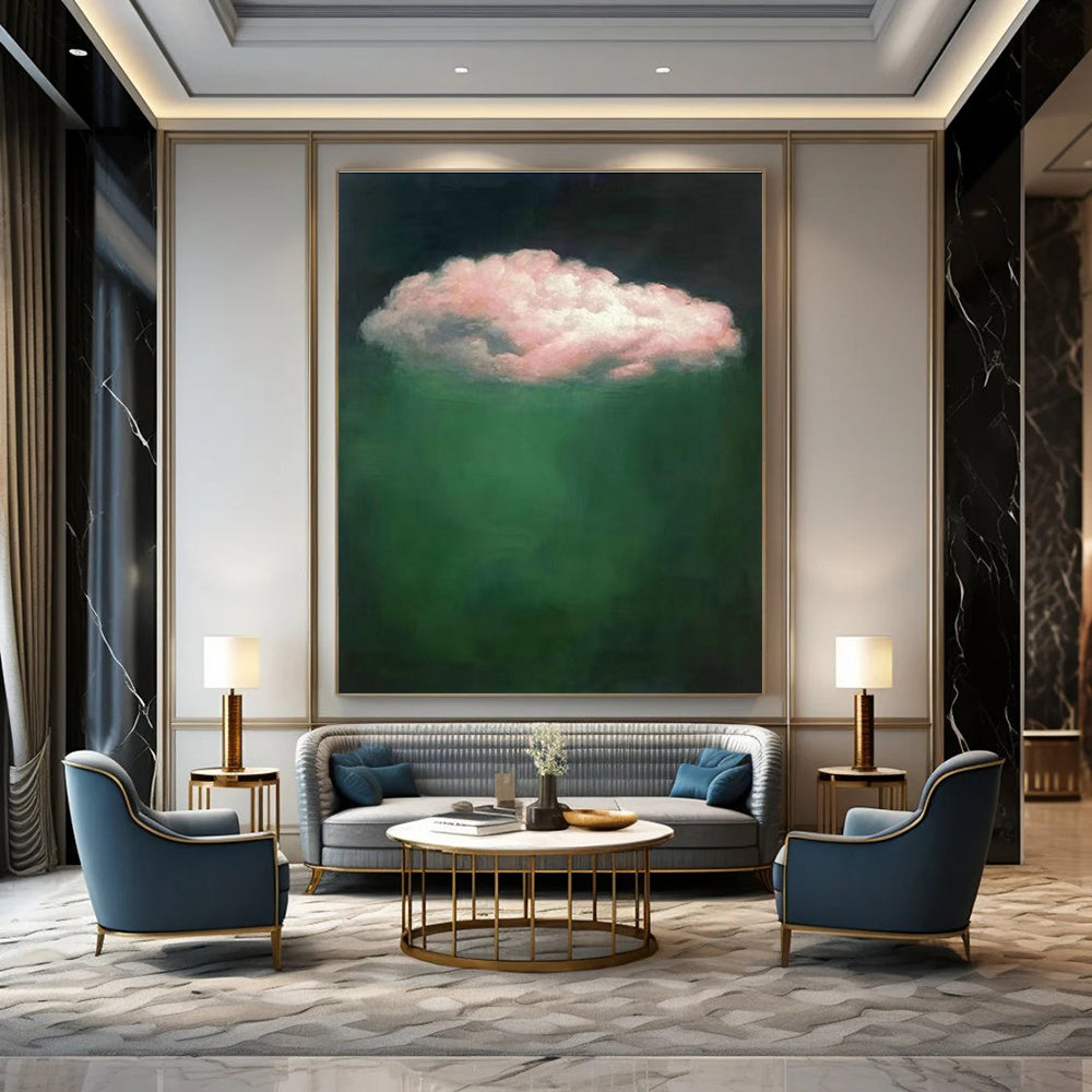 Custom - Crafted Hand - Painted Abstract Art for Cottage Bedroom Window Seats & Office Standing Desks DLZ0598