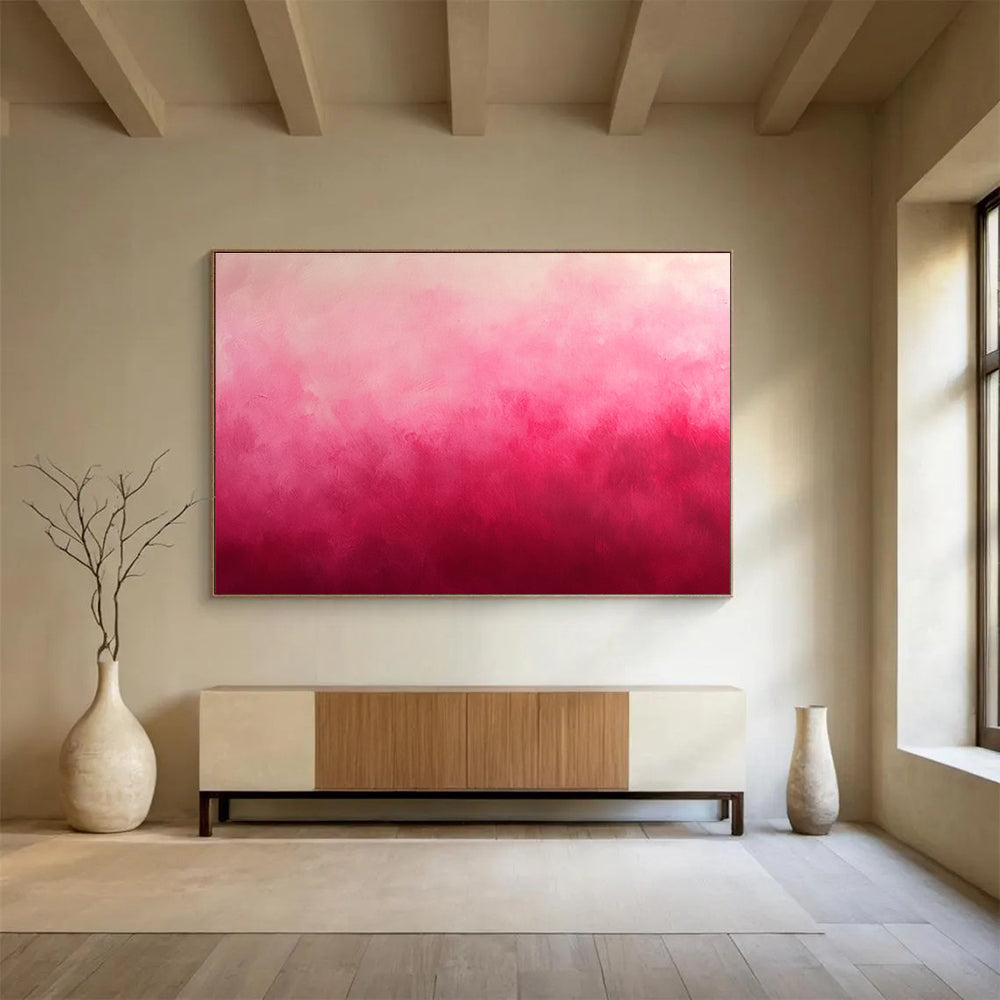 Abstract pink ombre background features a soft gradient and textured surface perfect for portraits product photography or creative compositions.SC270