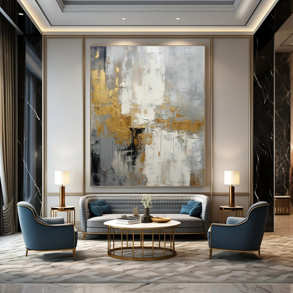 Vastly Oversized Custom Abstract Artwork for Bedroom & Office DLZ1069