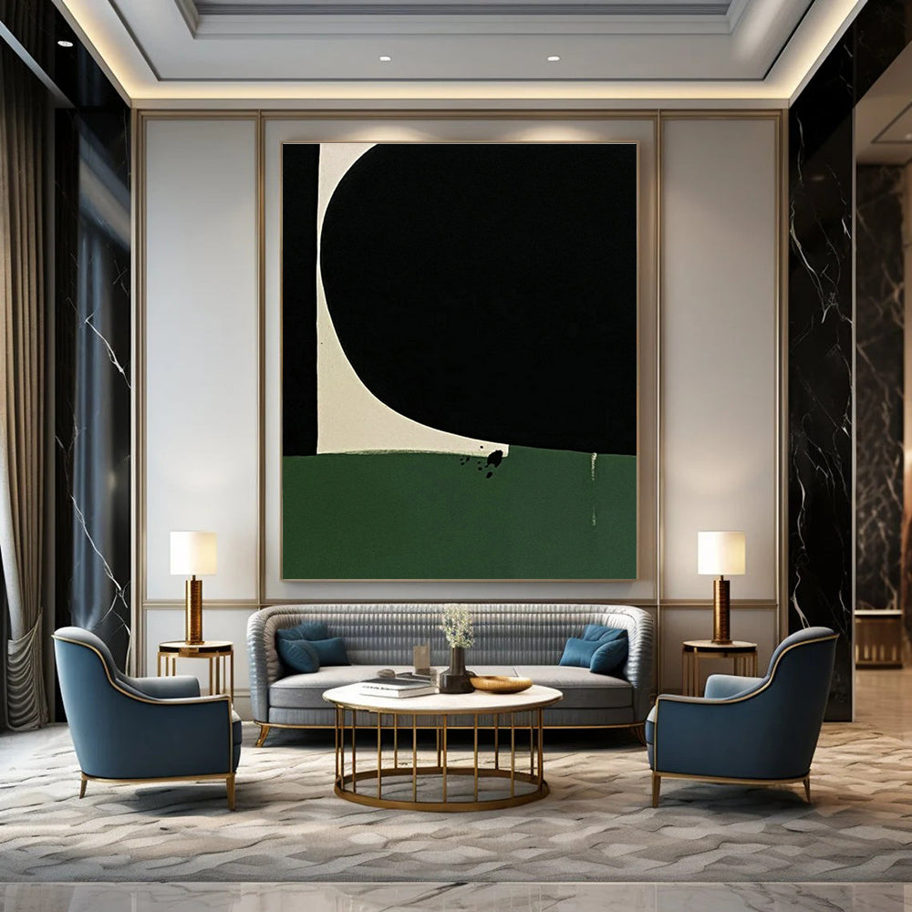 Vastly Oversized Handmade Abstract Canvas for Living Room & Cottage Bedroom DLZ1221