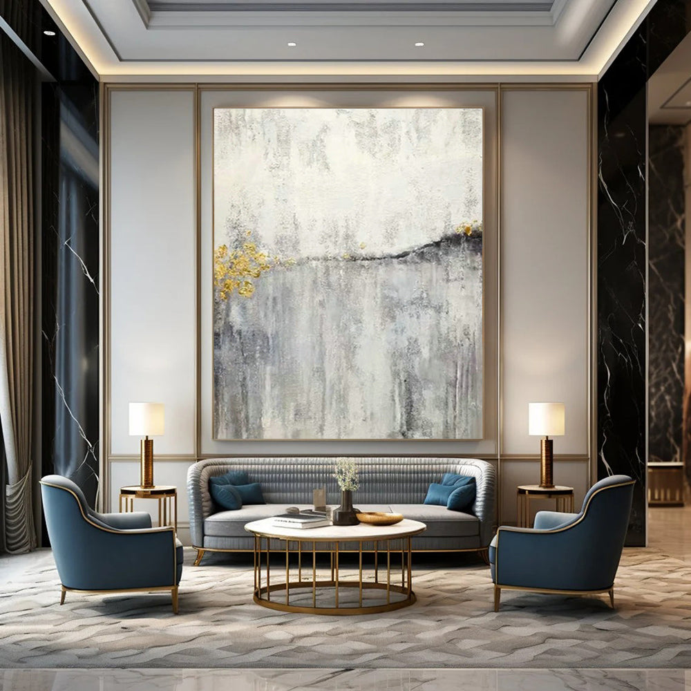 Large Custom Abstract Canvas for Office & Entryway DLZ1180