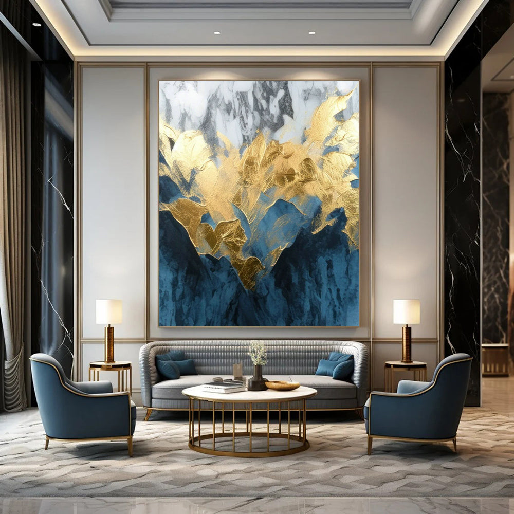 Expansive - Depth Custom Abstract Panels for Hallway Flow DLZ0442