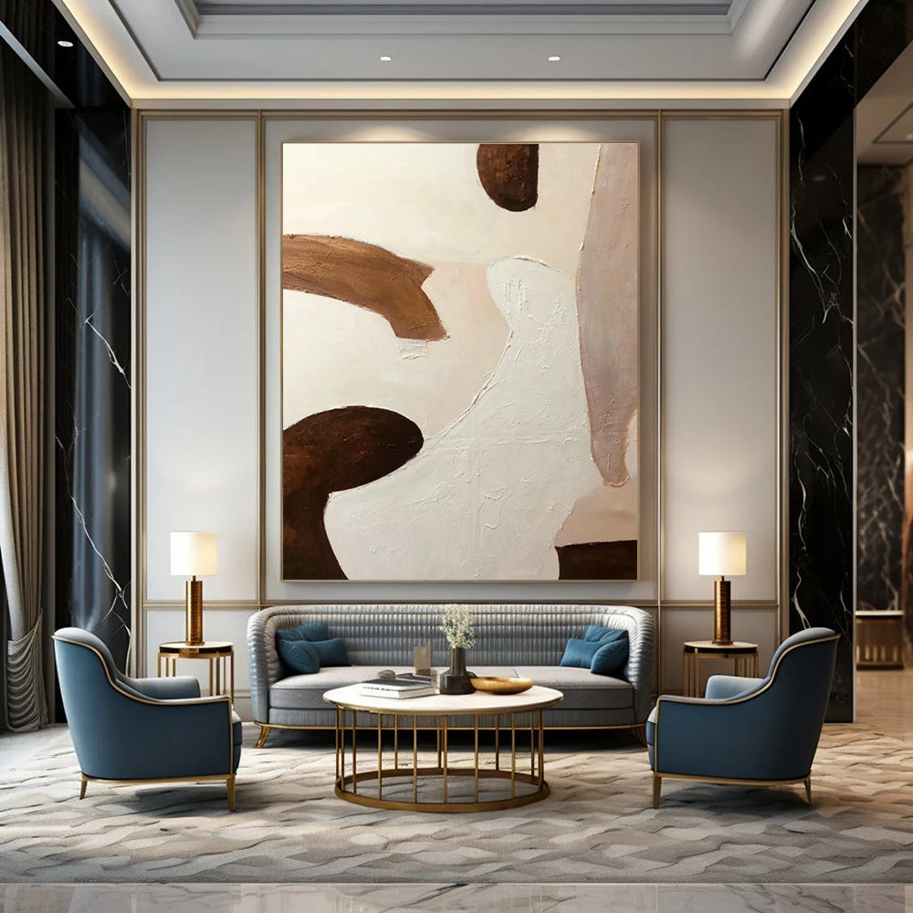 Colossal Handmade Abstract Wall Hanging for Living Room & Cottage Bedroom DLZ1171