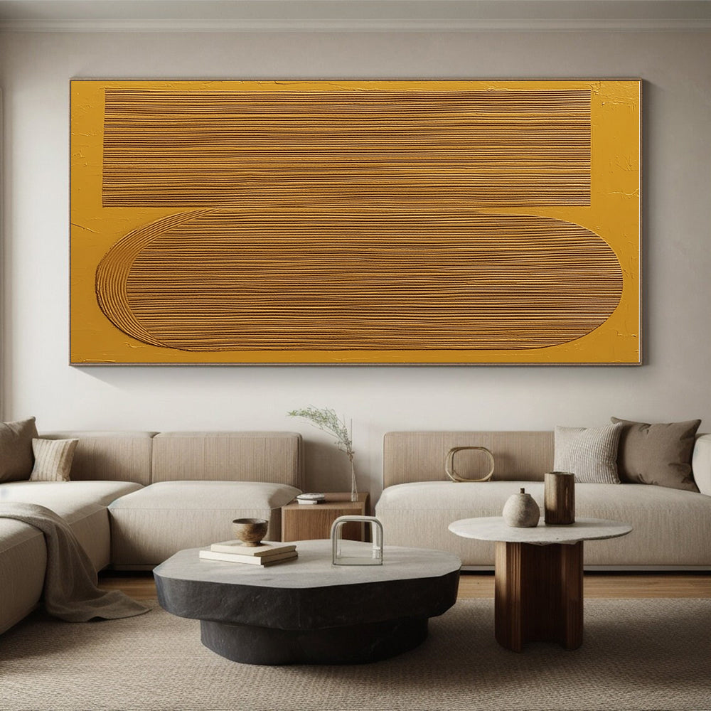 Ribbed - Texture Abstract in Yellow Tones GER309