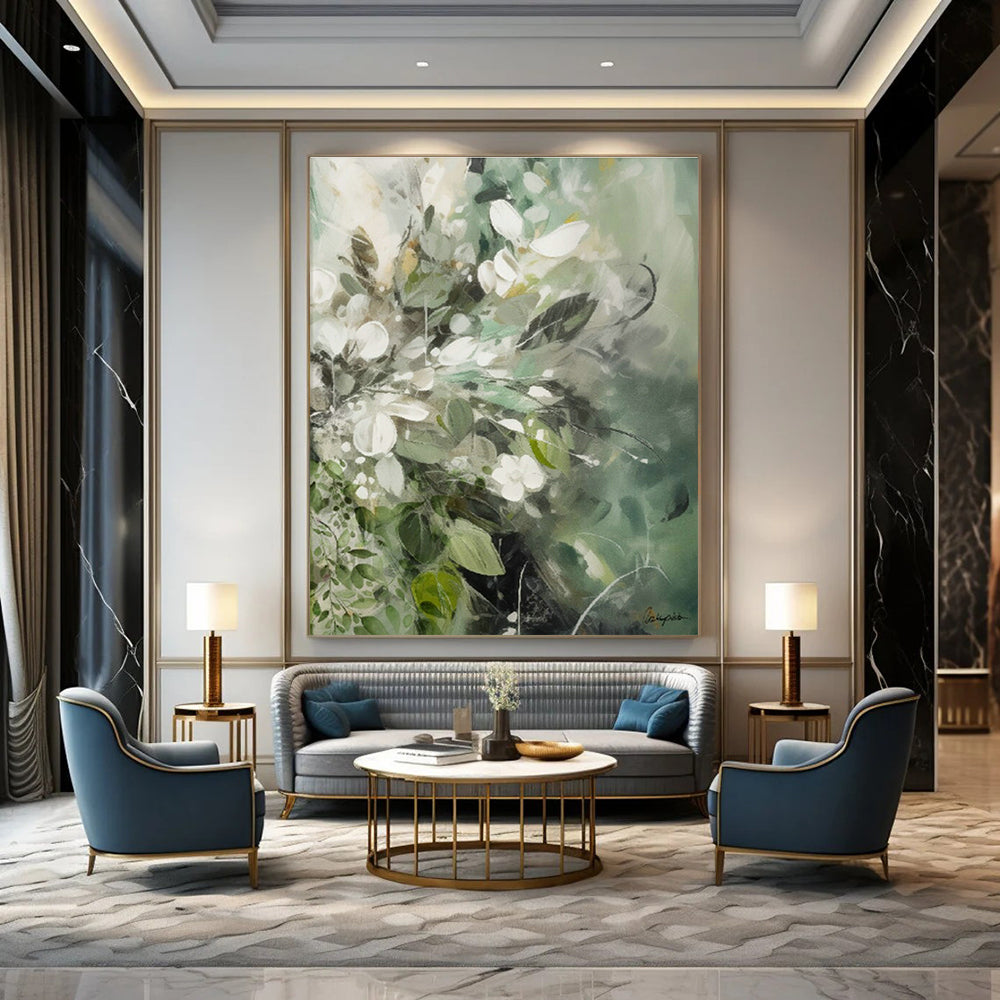 Immense - Sized Personalized Abstract Painting for Bedroom & Office DLZ1093