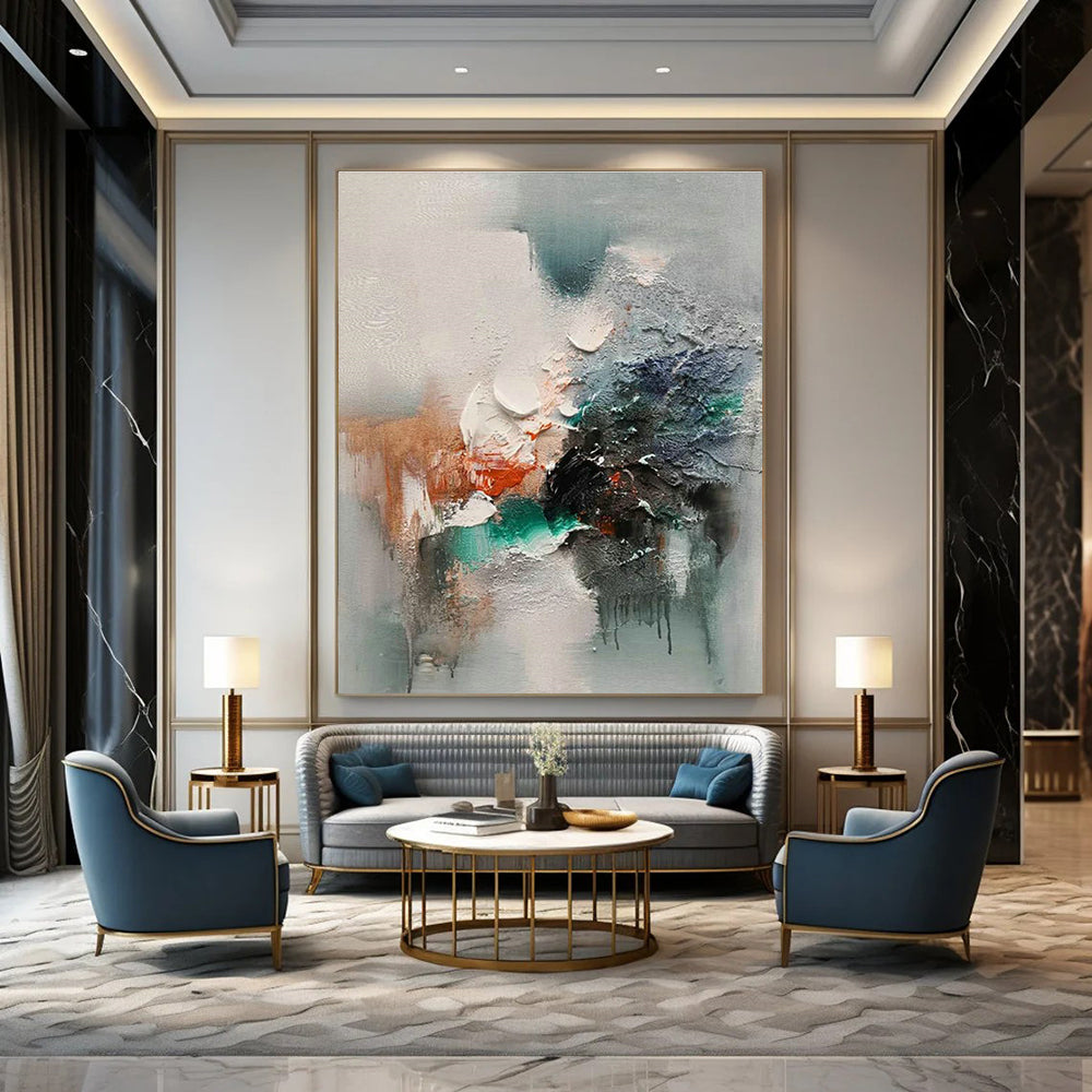 Monumental Custom - Sized Abstract Artwork for Cottage & Office DLZ2272