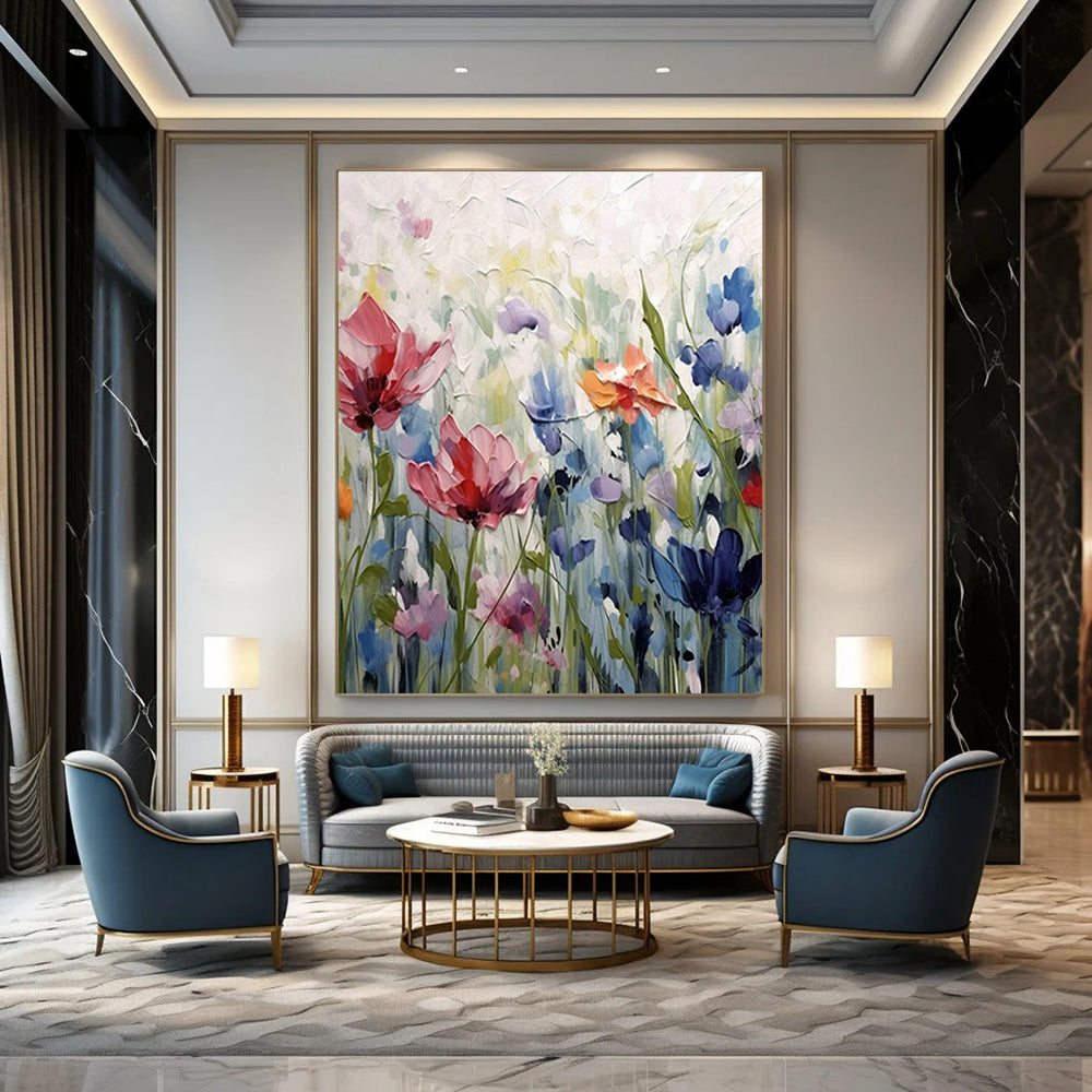 Handmade Abstract Wall Art for Cottage Office and Dining Room DLZ1569