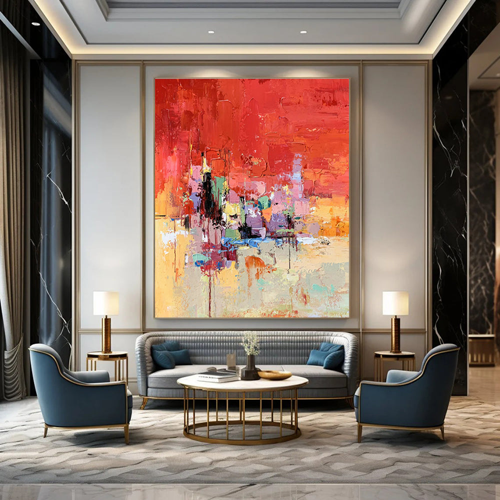 Stupendous, Scent - Infused Custom Abstract Paintings for Living Room Sensation DLZ0466