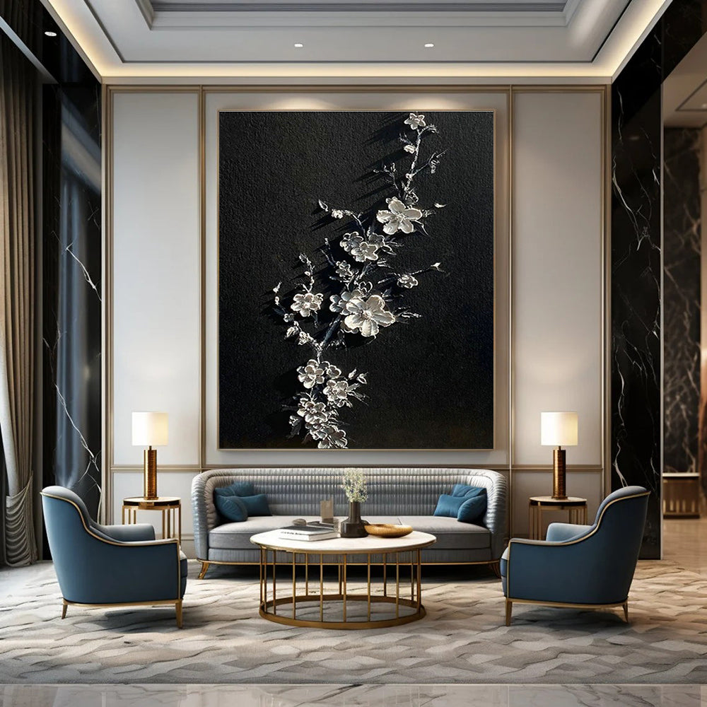 Gigantic Custom-Designed Hand Painted Abstract Wall Decor for Cottage & Living Room DLZ2243