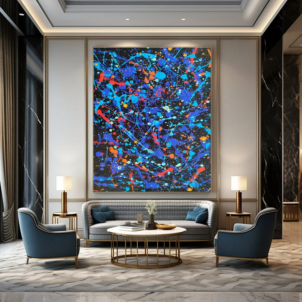 Oversized Abstract Murals for Office and Hallway DLZ0763