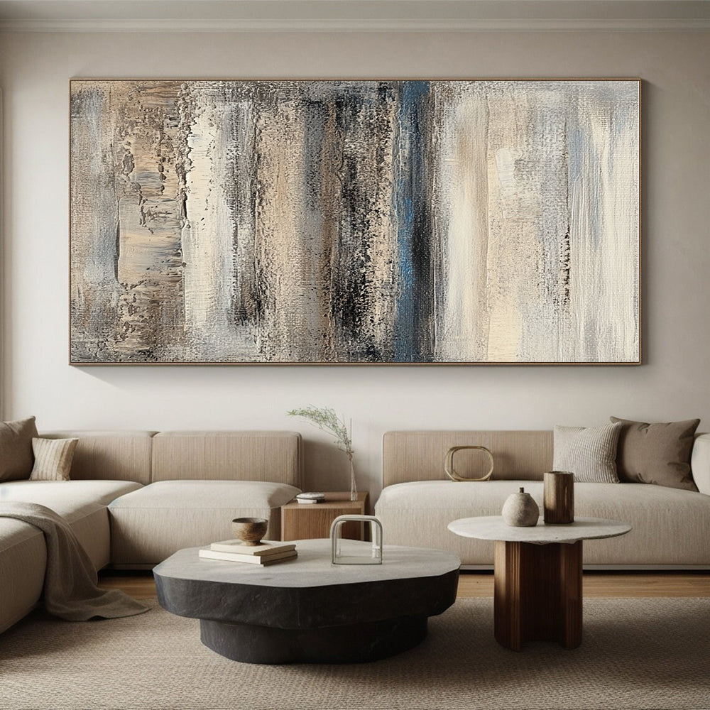 Layered Neutral Abstract with Subtle Color Variations GER285
