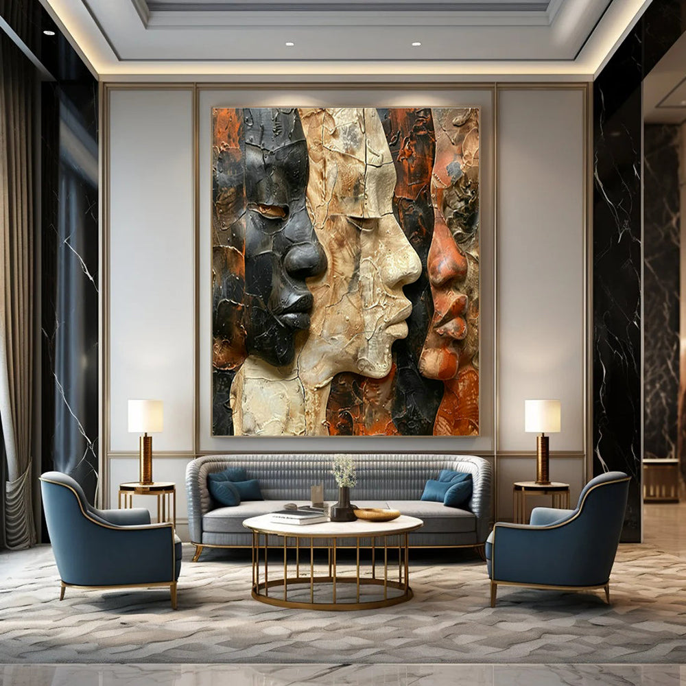 Hand-Crafted Abstract Decor for Cottage Dining Room Side Table Wall and Entryway Umbrella Stand Wall DLZ1711