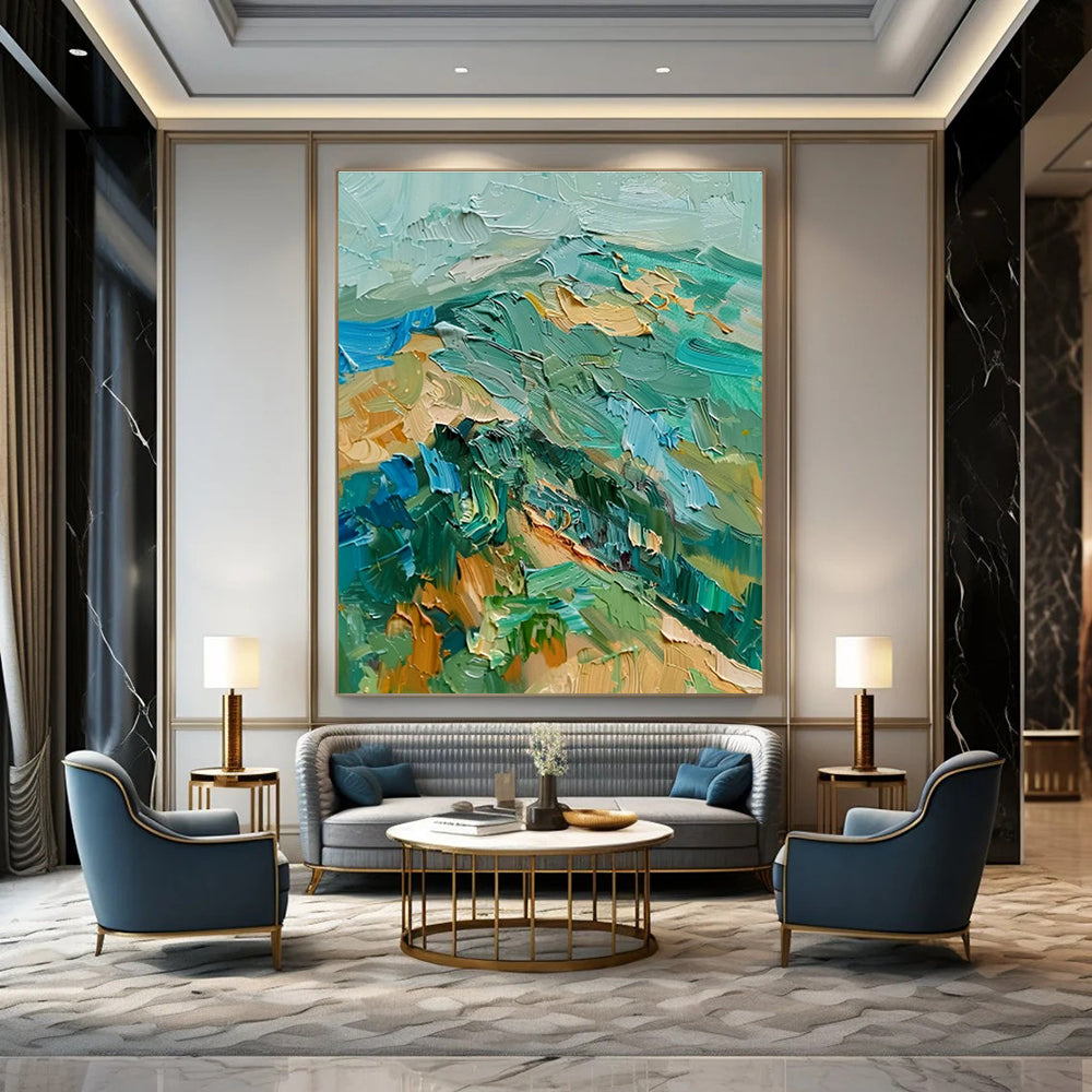 Gigantic - Depth Custom Abstract Paintings for Living Room Sophistication DLZ0439