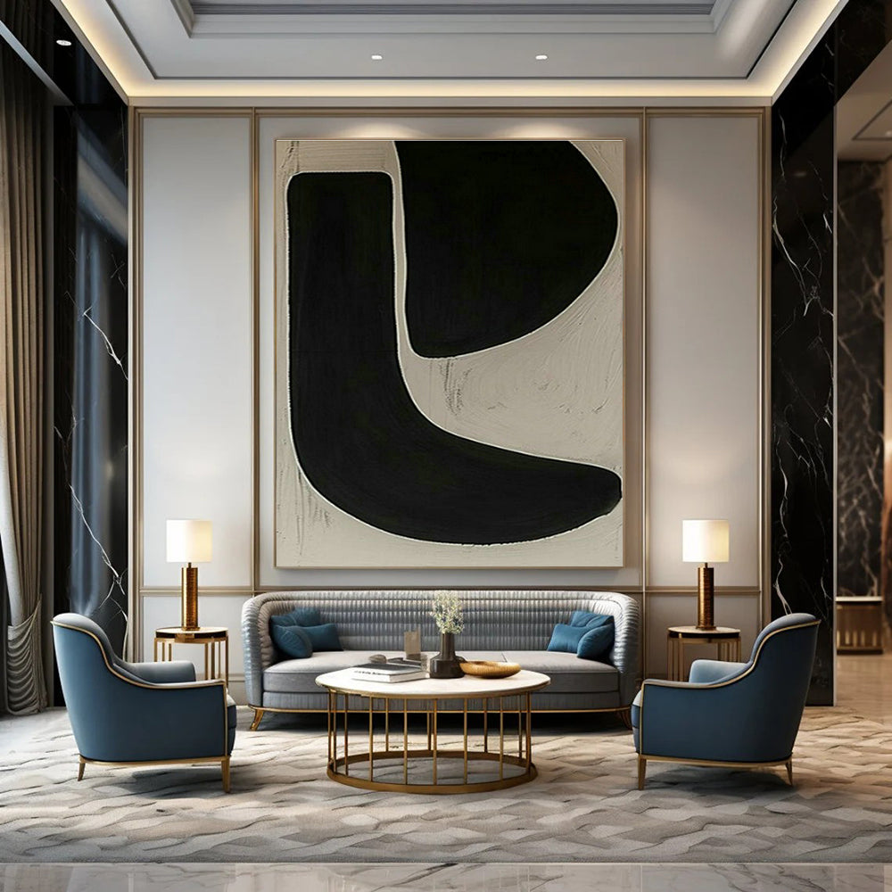 Big Handmade Abstract Canvas for Office & Hallway DLZ2009