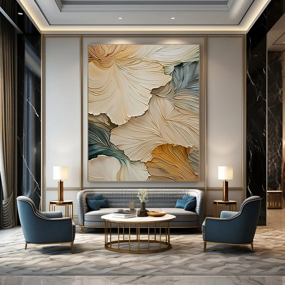 Custom - Blended Handcrafted Abstract Art for Office & Bedroom DLZ1392