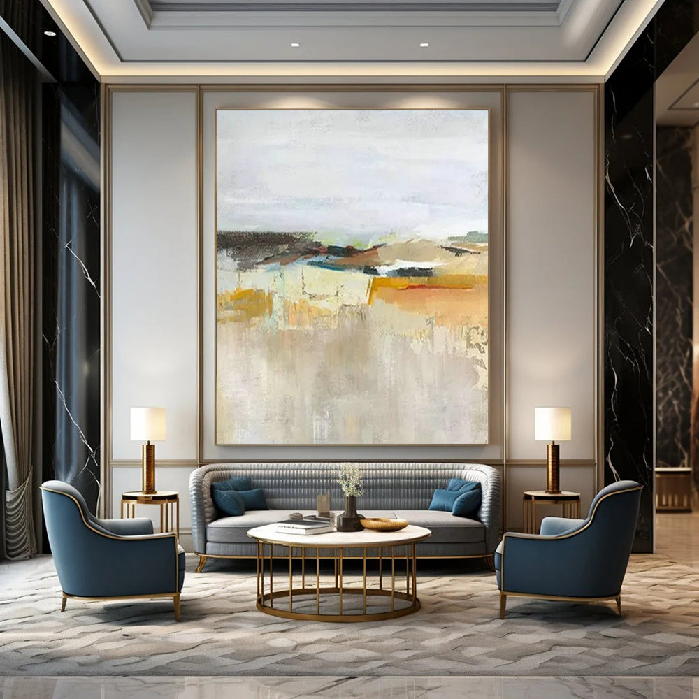Handmade Abstract Wall Art for Bedroom and Living Room DLZ1823
