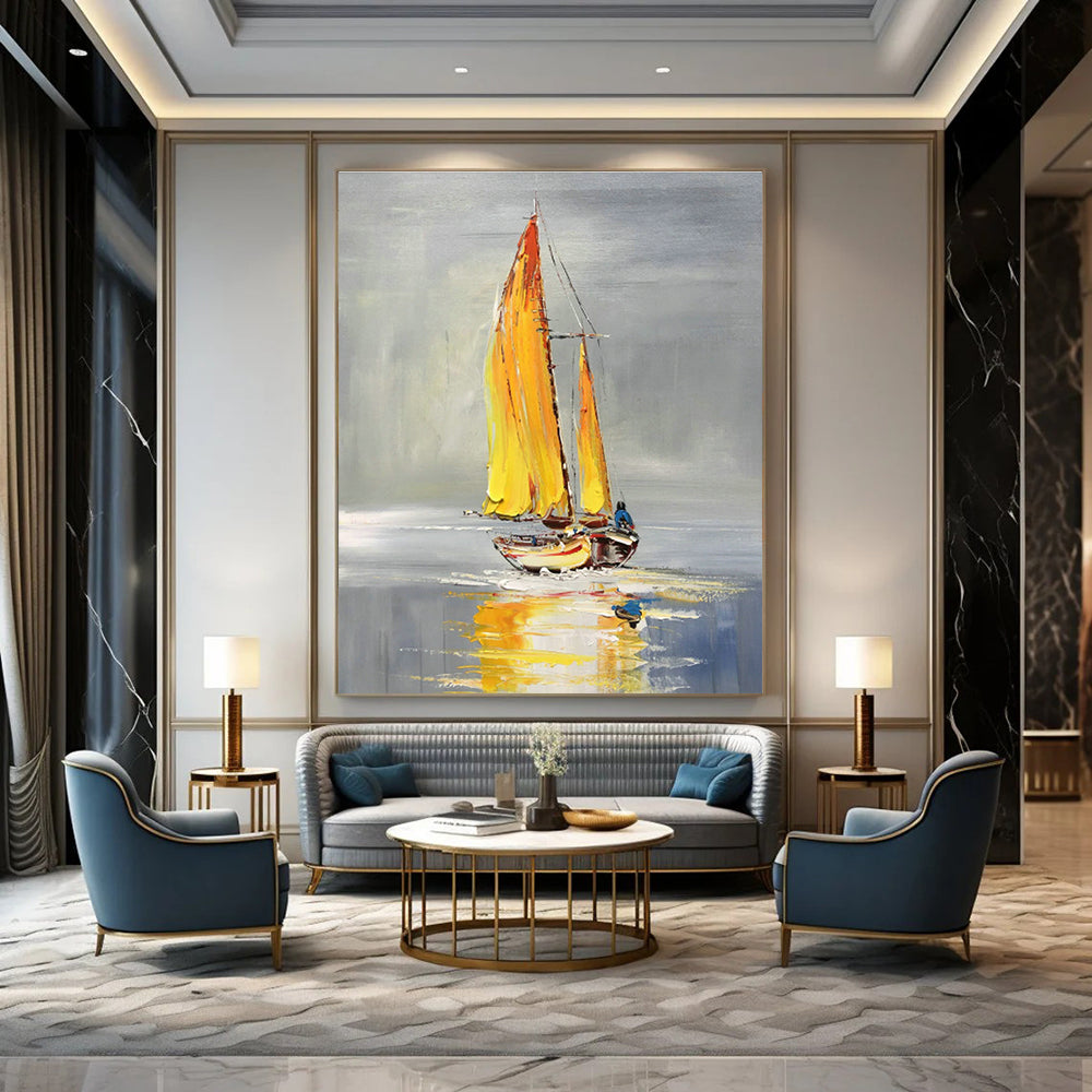 Hand - Painted Custom Abstract Murals for Hallway Archway Keystones & Entryway Mailbox Inserts DLZ0855