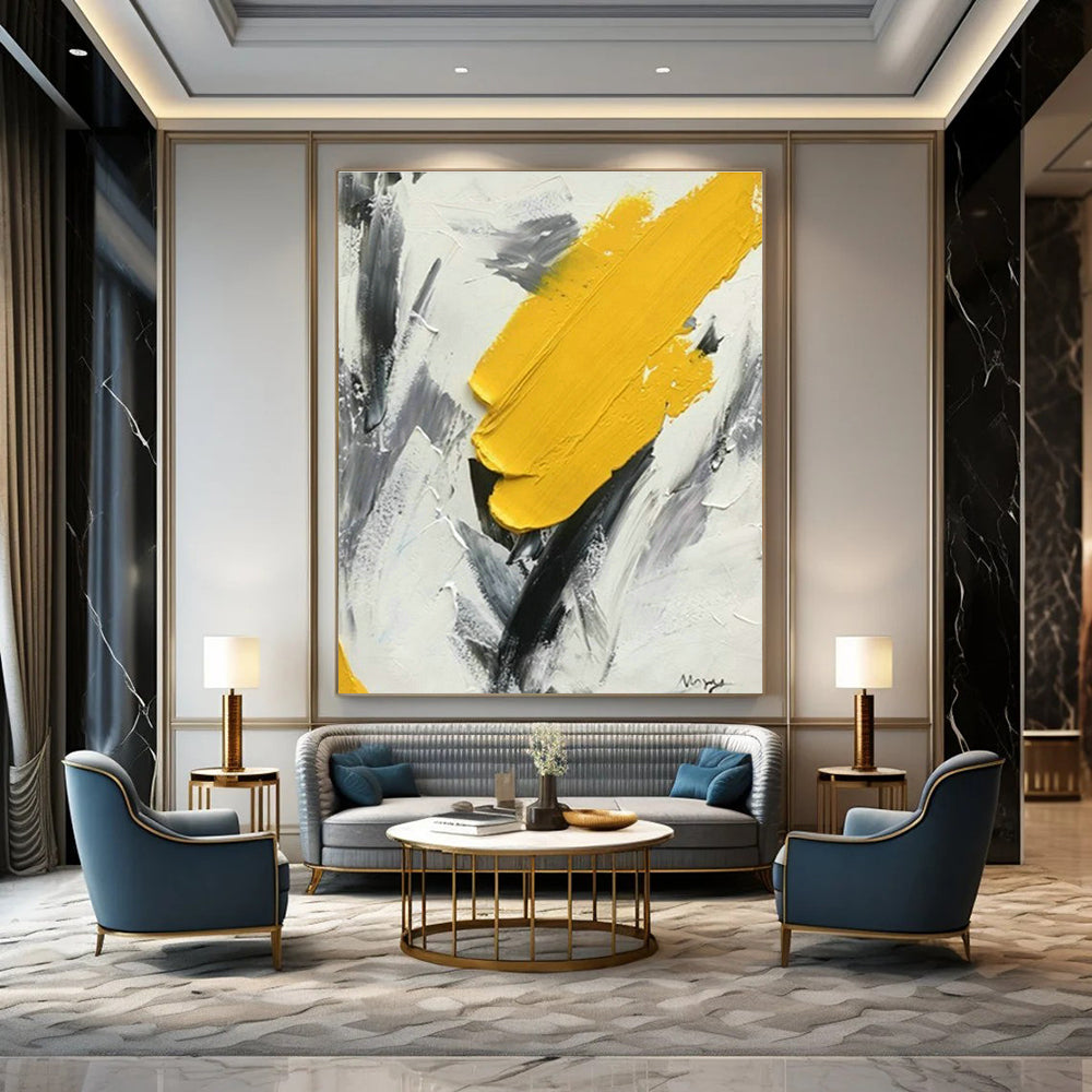 Hand-Painted Abstract Art for Dining Room and Hallway DLZ1457