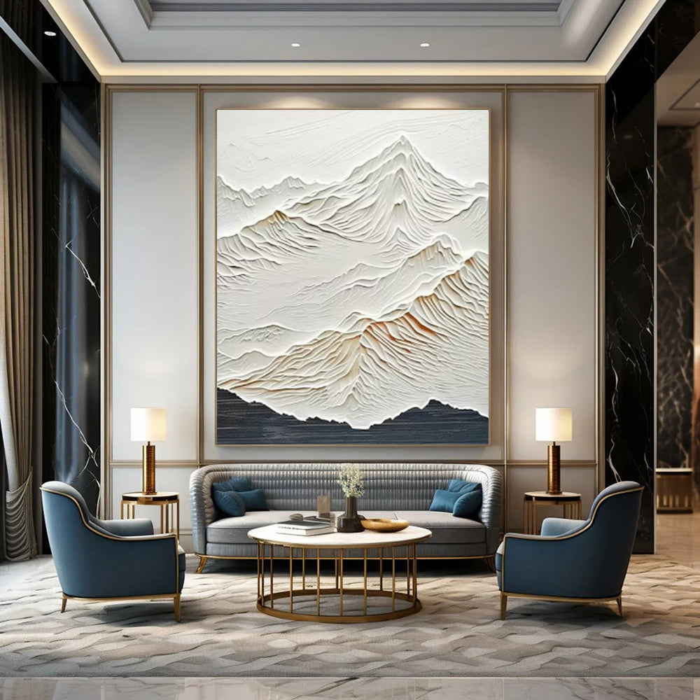 Hand-Painted Custom Oversized Abstract Wall Art for Bedroom & Living Room DLZ0992