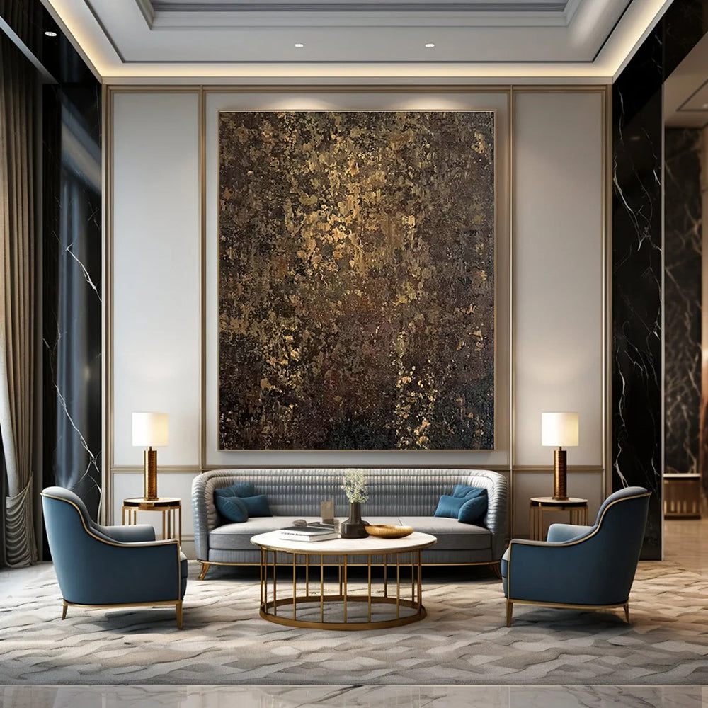 Vast - Dimension Custom Abstract Art for Cottage Living Room Fire Pits & Office Outdoor Break Areas DLZ0742