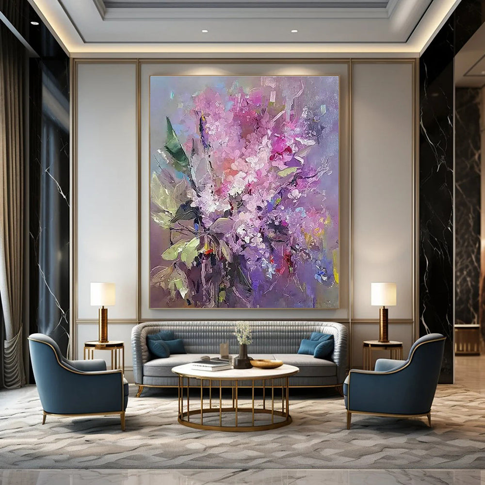 Oversized Hand - Painted Abstract Art for Living Room Open - Shelf Kitchenette Utensil Holders & Cottage Outdoor Shower Towel Hooks DLZ0912