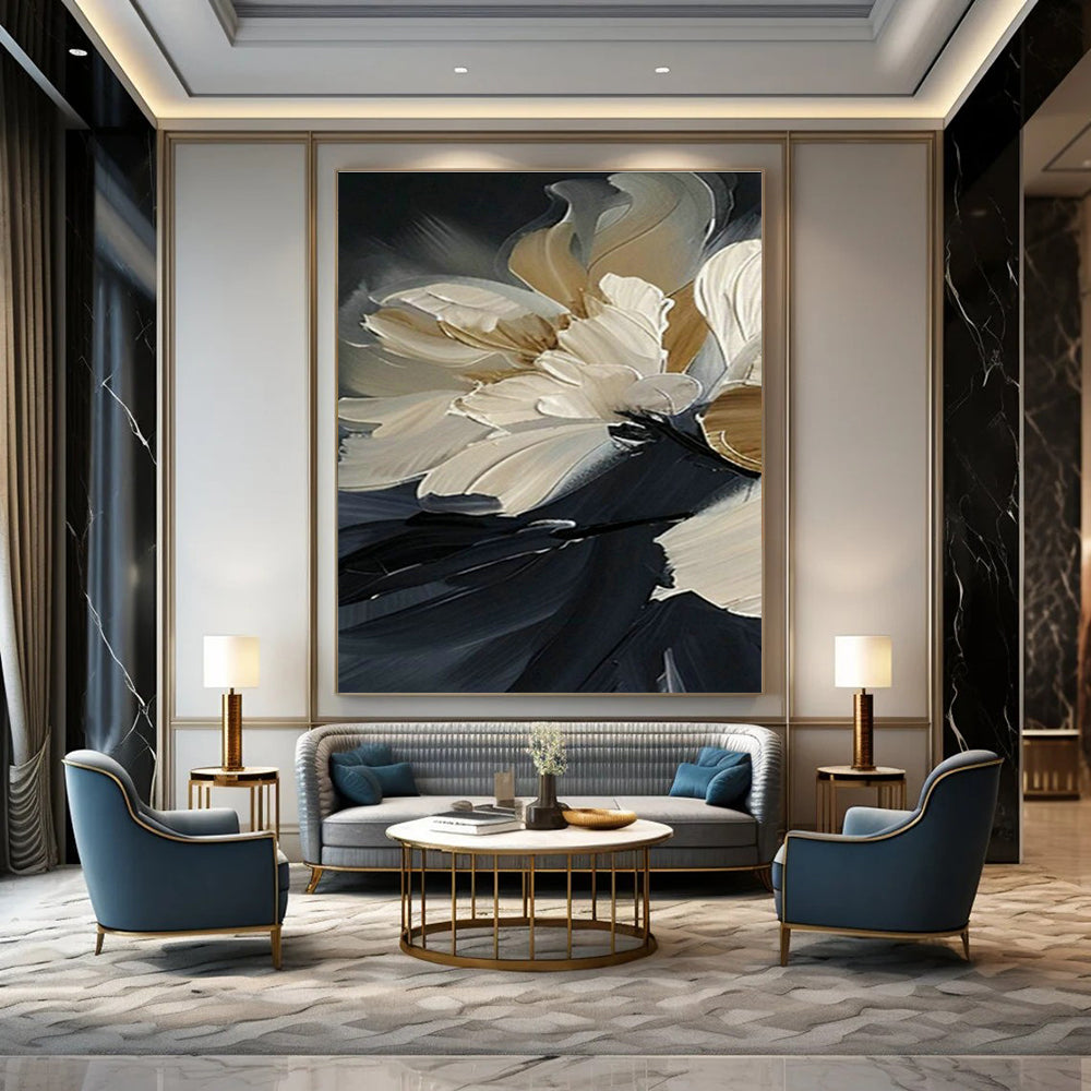 Large Customizable Handmade Abstract Wall Decor for Living Room Console Table Backdrop Wall and Bedroom Dresser Mirror Wall DLZ1994