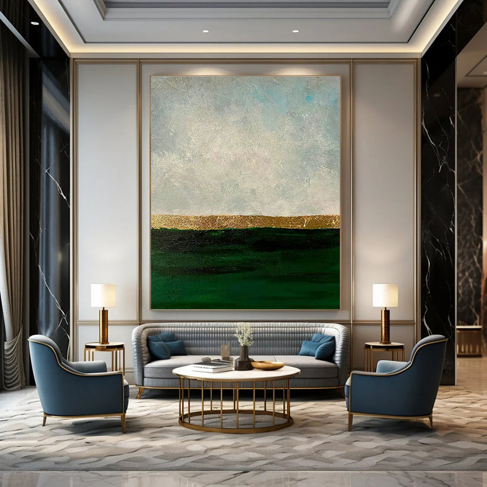 Customizable Handmade Abstract Wall Art for Office and Hallway DLZ1489