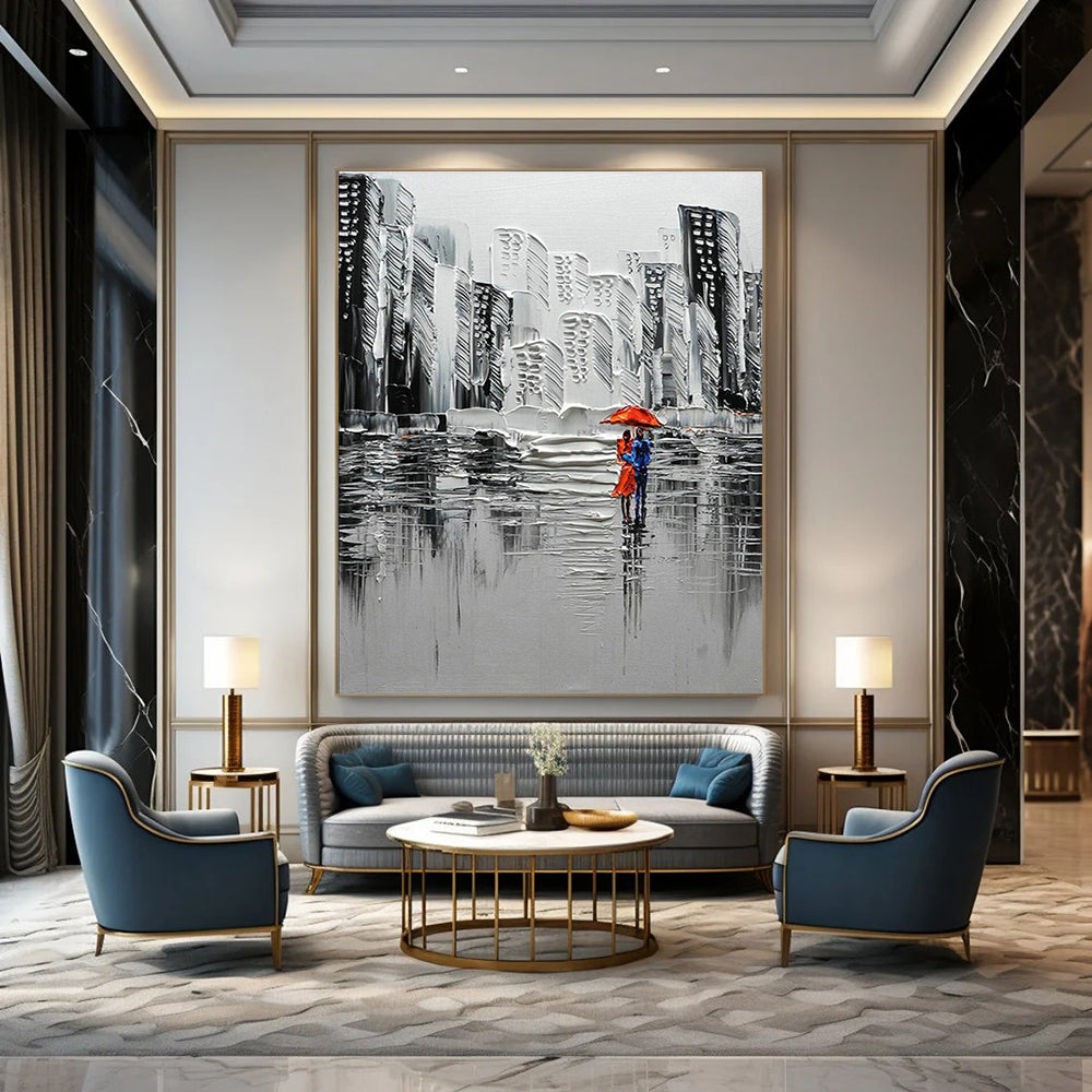 Handmade Abstract Art for Entryway & Dining Room DLZ2300
