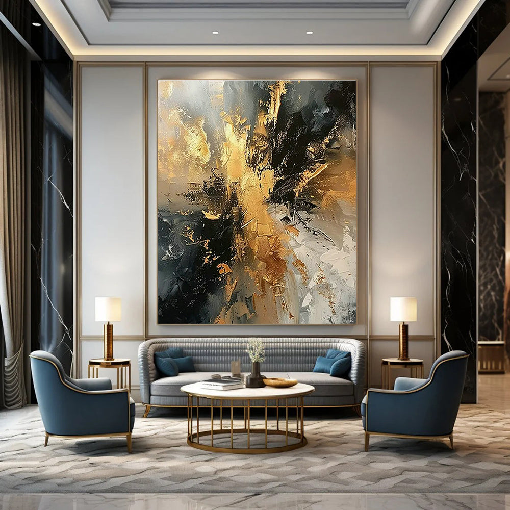Customizable Handmade Abstract Art for Cottage Dining Room Utensil Holder Wall & Entryway Glove Box Wall DLZ1748