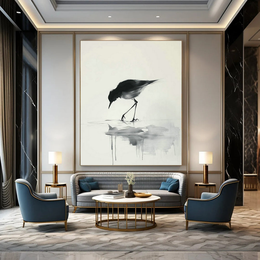 Jumbo - Sized Custom Abstract Canvases for Bedroom Serenity DLZ0424