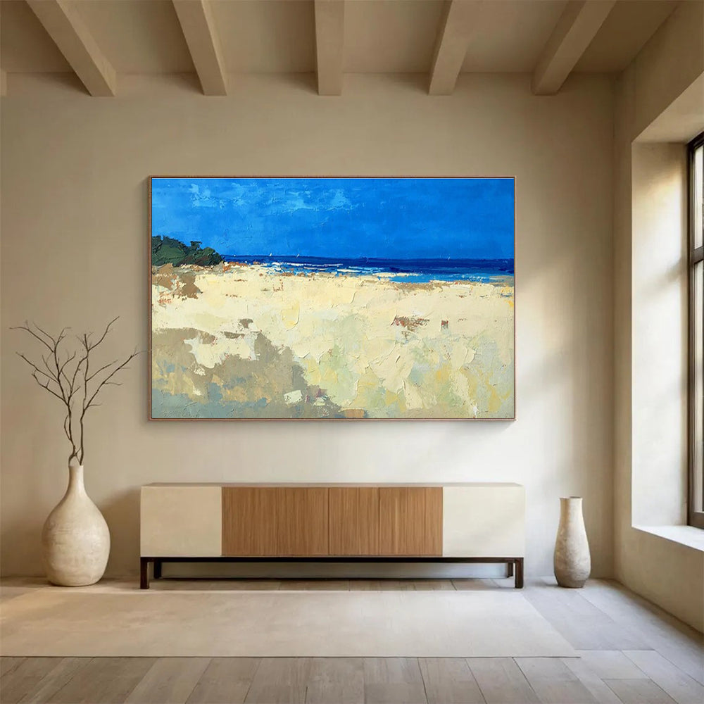 Minimalist Beach Abstract Painting THY427