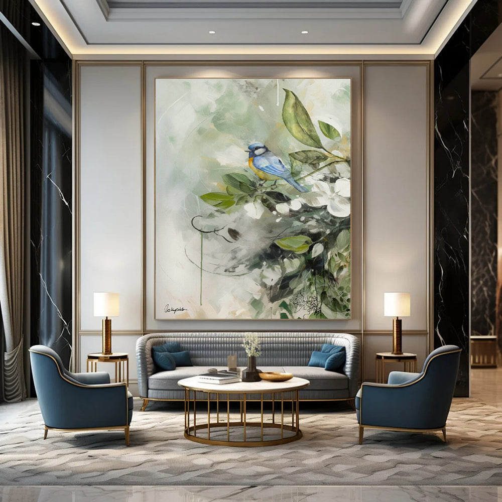 Enormous Custom Abstract Wall Art for Entryway & Dining Room DLZ1092