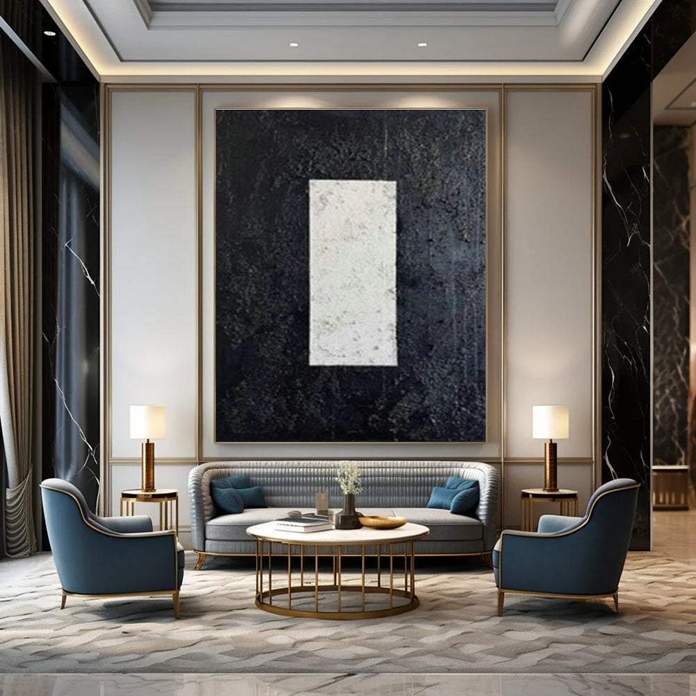 Extra-large Custom Handmade Abstract Painting for Entryway Mail Sorting Wall and Hallway Luggage Storage Niche Wall DLZ1980