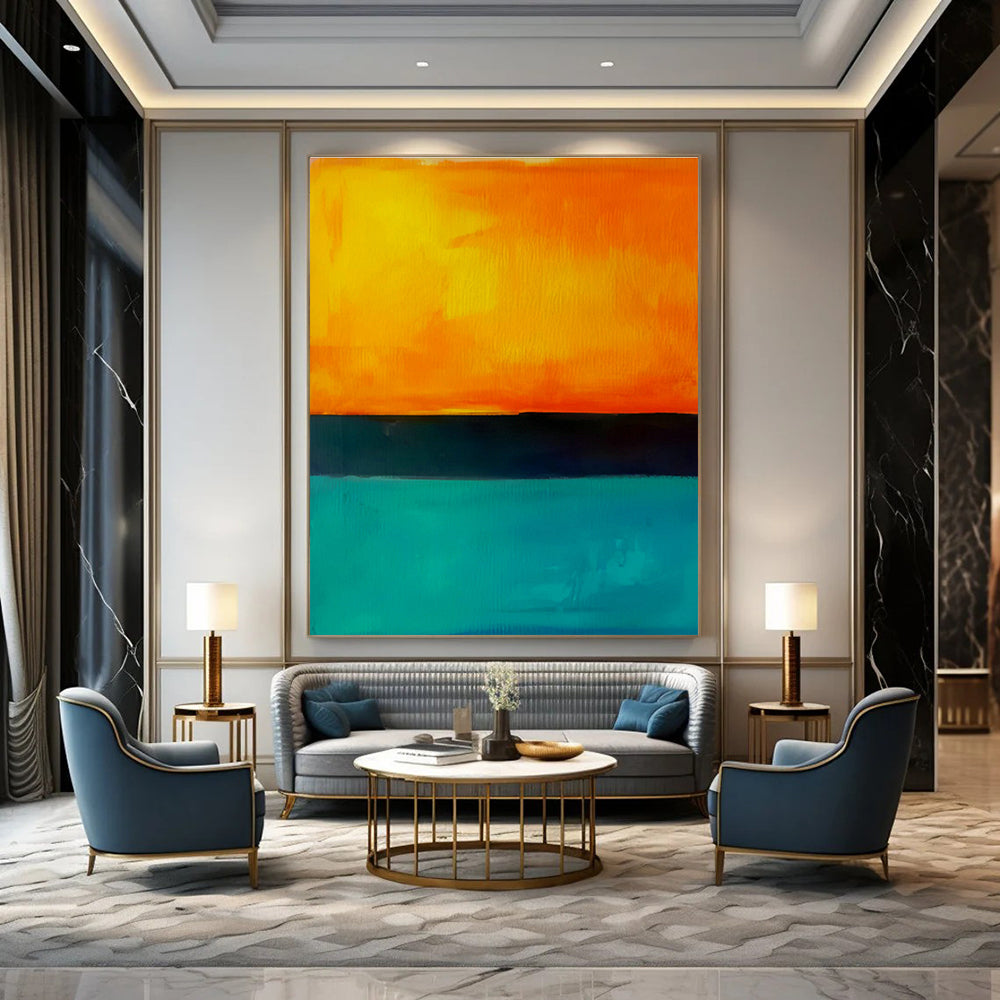Extra - Large, Floating - Frame Custom Abstract Murals for Hallway Modernity DLZ0455