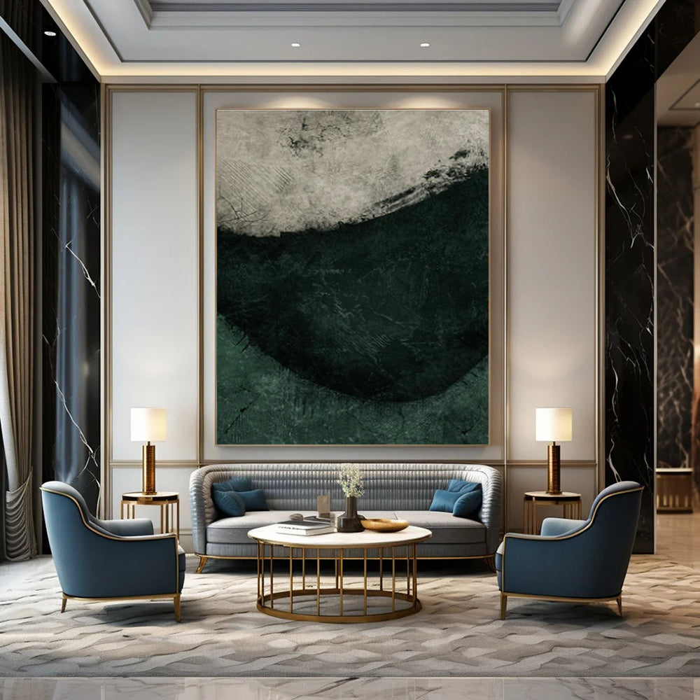 Custom - Sized Handmade Abstract Art Panels for Office & Living Room DLZ1386
